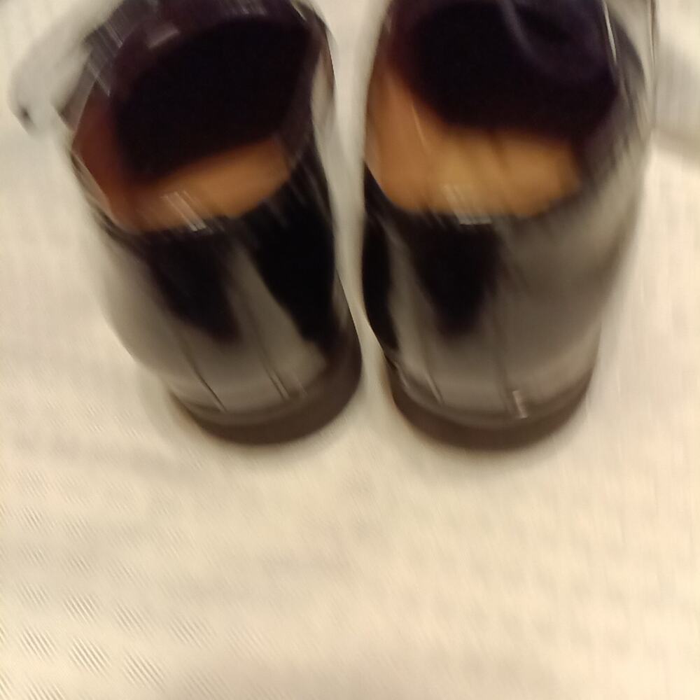 Franco Sarto Women's 9.5 M Patent Leather Carlees Black Loafers Preppy Academia - Picture 4 of 5